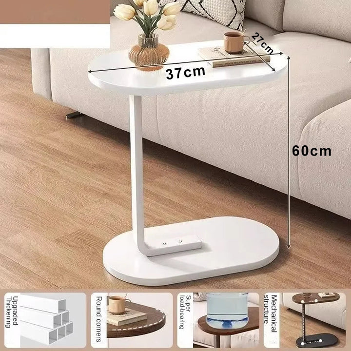 BowLift | C Shaped Side Table Modern Compact and Lightweight Design
