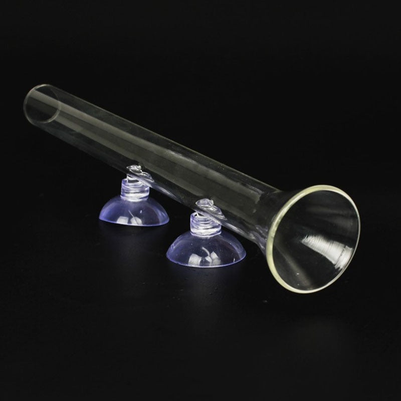 BowLift | Transparent Aquarium Glass Tube Fish Feeder