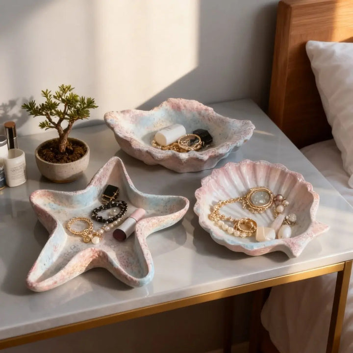 Sea Shell Ceramic Jewelry Tray | Bowlift