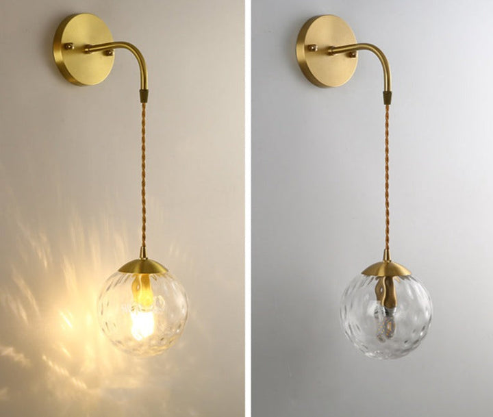 BowLift | SphereLuxe – Scandinavian Wall Light with Adjustable Lighting
