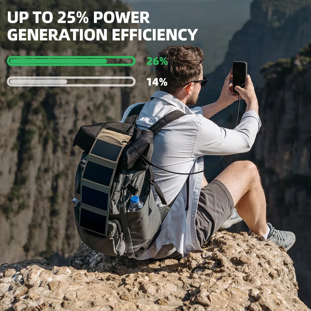 BowLift | Portable Solar Panel USB Power Bank