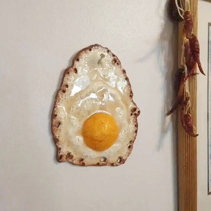 Crispy Fried Egg Wall Sculpture | Bowlift