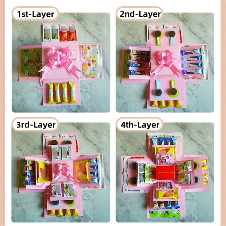 BowLift | 5-Layer DIY Explosion Surprise Gift Box