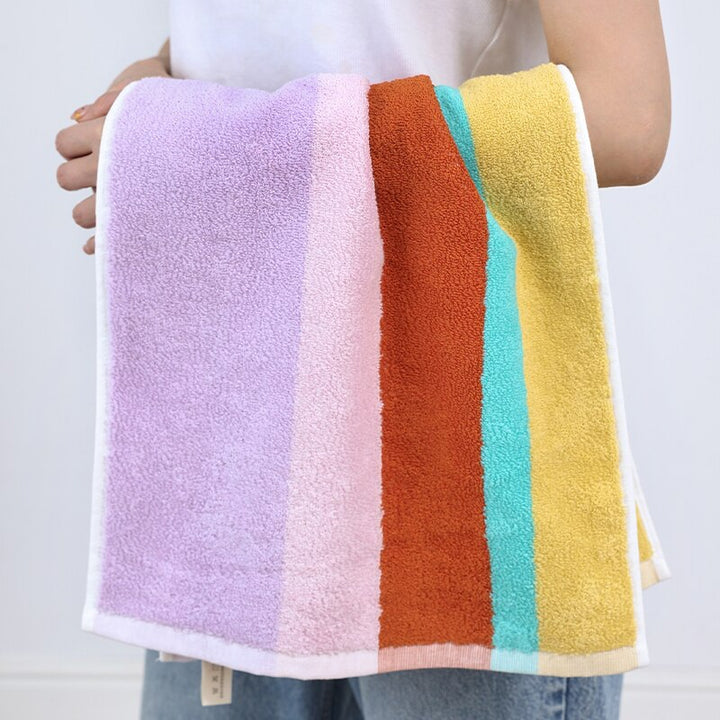 Colour Block Towels - Stripe Tile | Bowlift