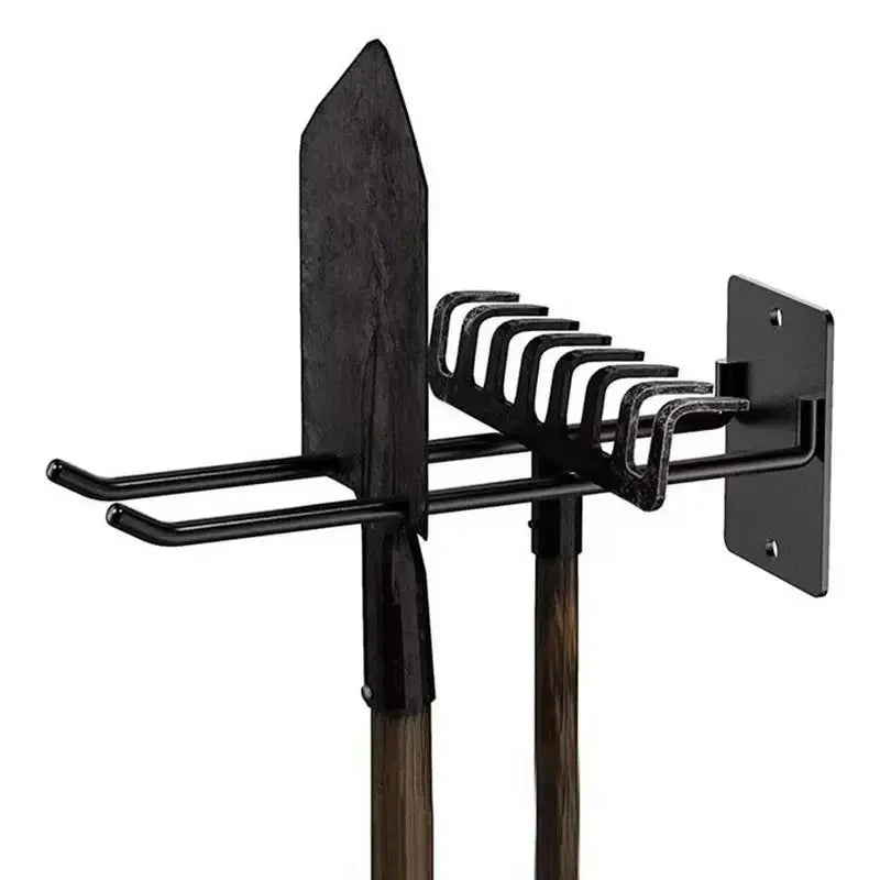 BowLift | Fixorado Wall Mount for Garden Tools | Robust Tool Holder Made of Steel | Space-Saving Organizer for Garage, Cellar & Workshop
