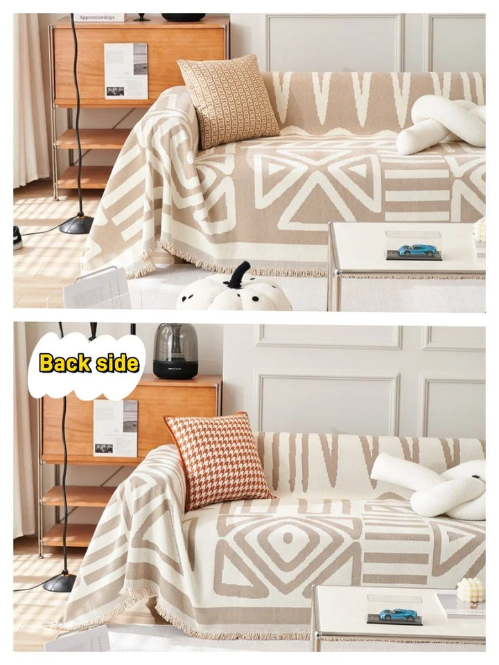 BowLift | Sofa Towel With Tassels