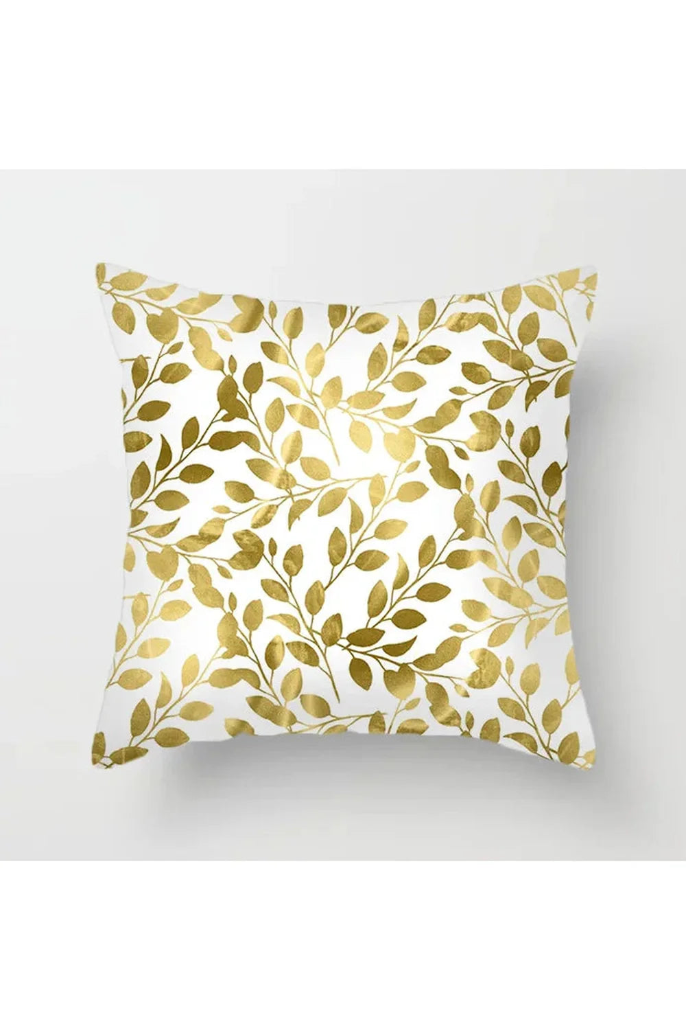 Yellow Leaf Polyester Pillowcase | Bowlift
