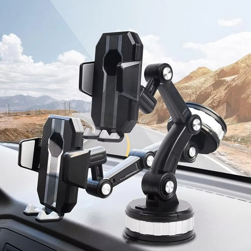 BowLift | Universal Car Phone Mount with Strong Suction Clamp for Center Console and Dashboard