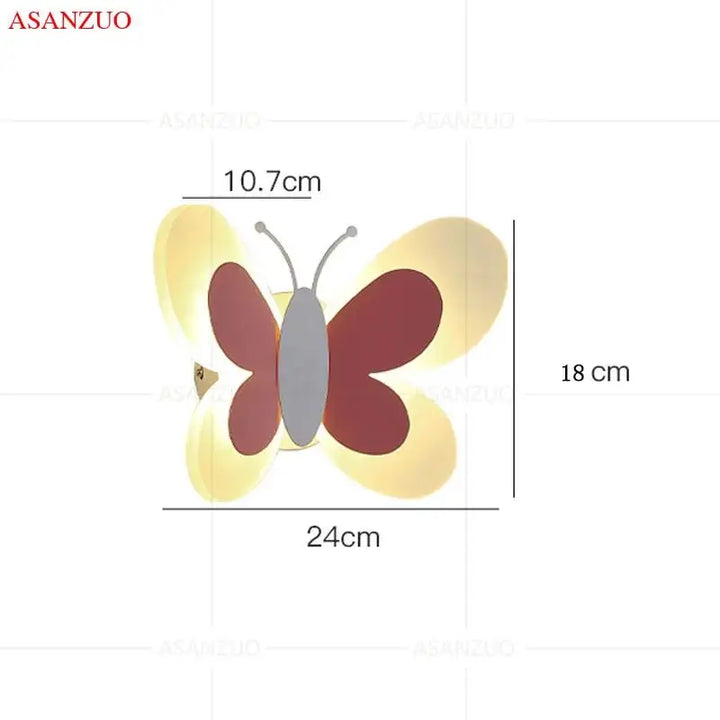 ButterflyGlow – LED Wall Lamp in Butterfly Design for the Room Bowlift