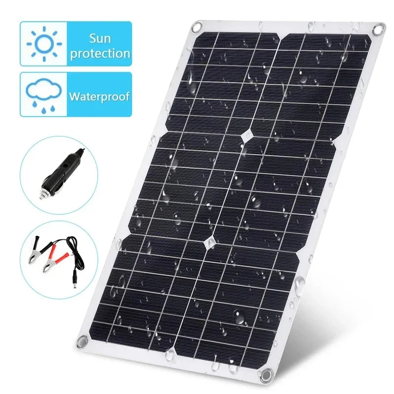 BowLift | SolaVibe Solar Panel 1200W | Flexible 12V Charging Panel | 2x USB & 100A Charge Controller | Outdoor Camping