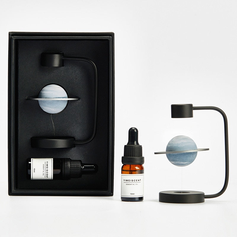 Levitating Saturn Cosmic Aromatherapy TaBowlifte Decor | Bowlift