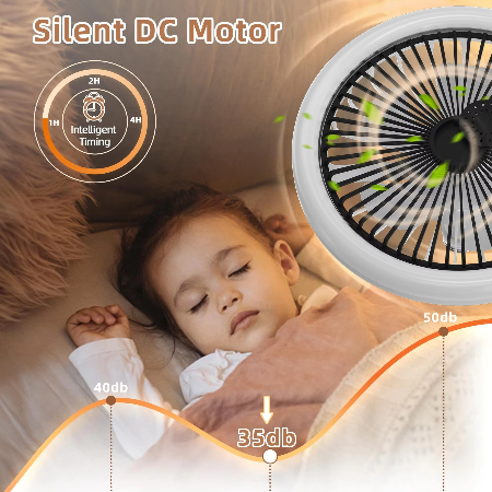 BowLift | Sleek Ceiling Fan with Integrated Light – Perfect for Modern Bedrooms