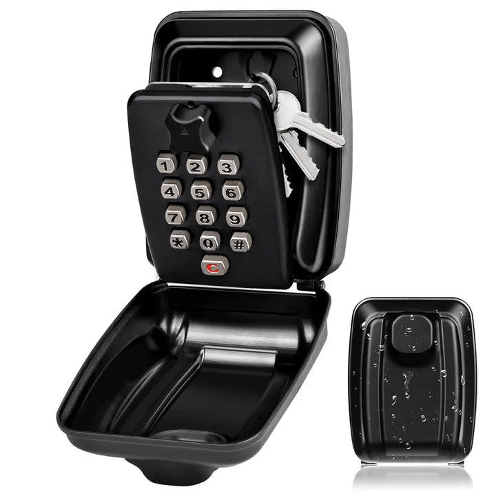 BowLift | Waterproof Wall-Mounted Key Safe Box – Outdoor Lockable Key Storage with Combination Code