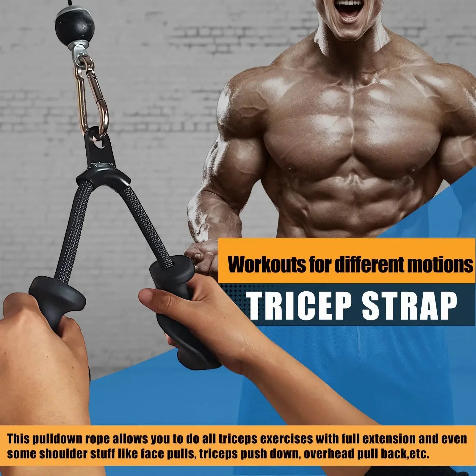 BowLift | Ergonomic Triceps Rope