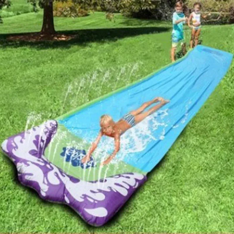 BowLift | AquaRush Water Slide | Inflatable Water Slide with Sprinkler Function | For Garden & Outdoor | Summer Fun for Kids