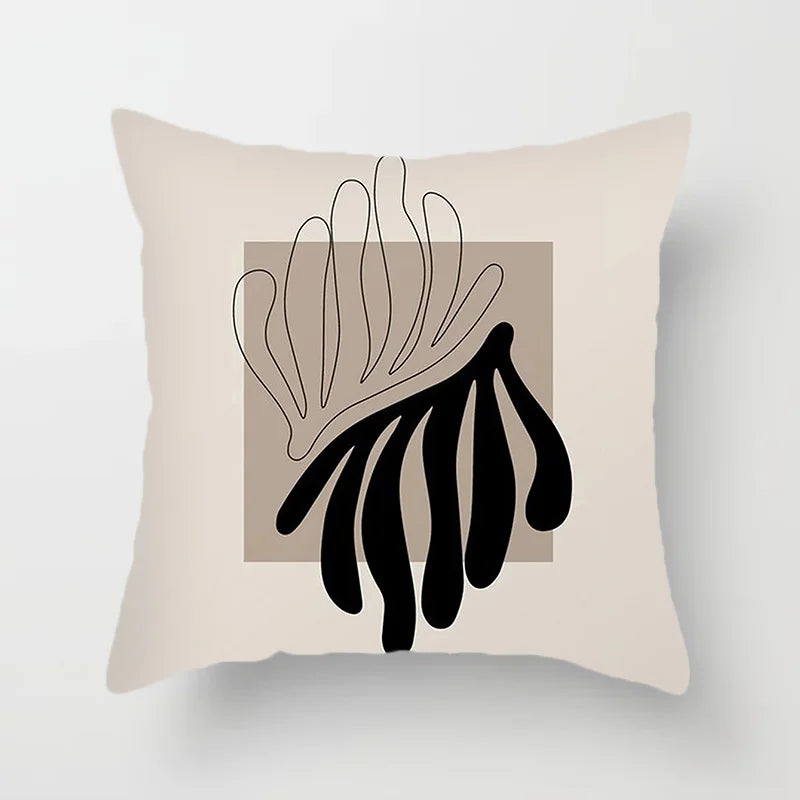 Modern Art Abstract Pattern Decorative Cushion Covers Creative Line Sofa Chair Pillowcases Throw Pillow Case Home Office Decor | Bowlift