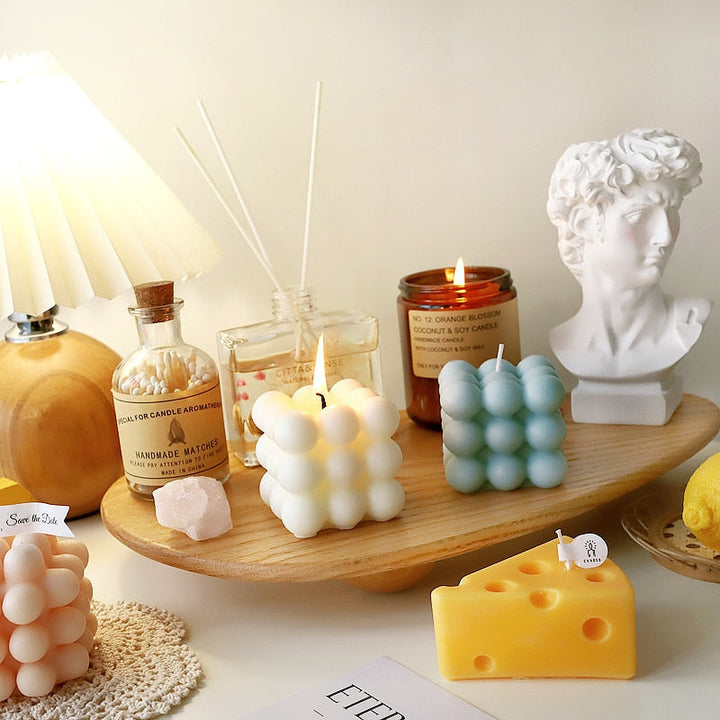 BubbleGlow Candle - Trendy Candle for Your Interior Bowlift