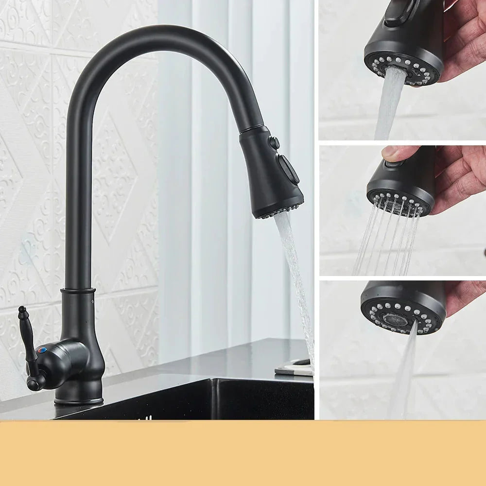 Antique brass faucet – Vintage design for the kitchen | Bowlift