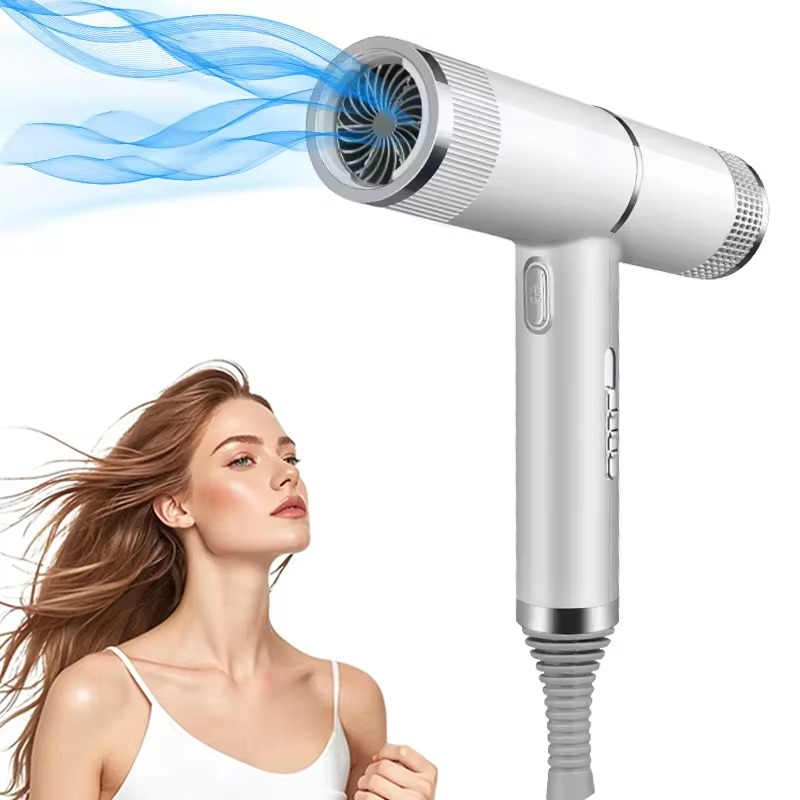 BowLift | Professional High-Power Negative Ion Hair Dryer with Air Nozzle for Home and Salon Use