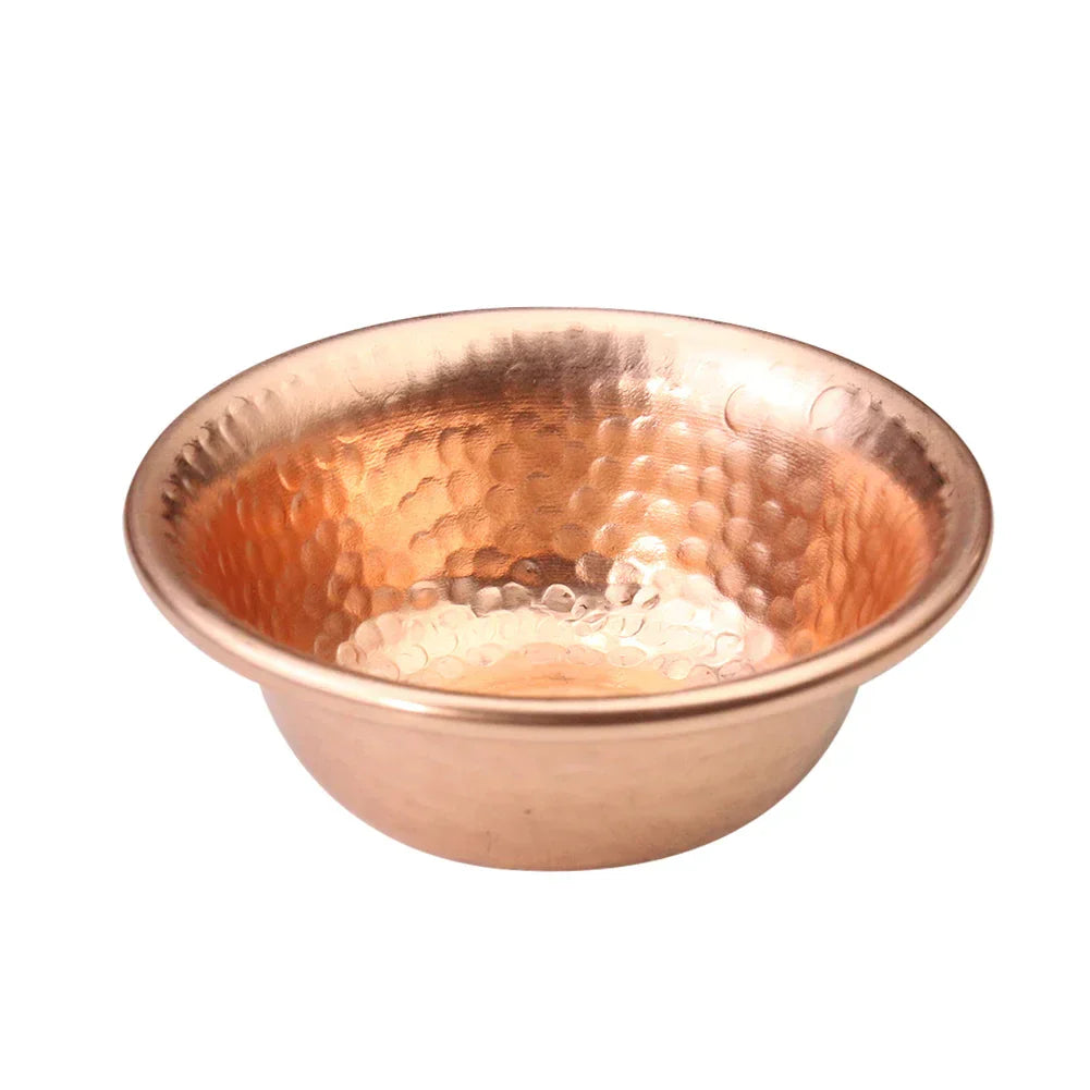 BowLift | Nepalese pure copper water preparation bowl handmade hammer pattern holy water bowl for Buddha Buddhism accessories