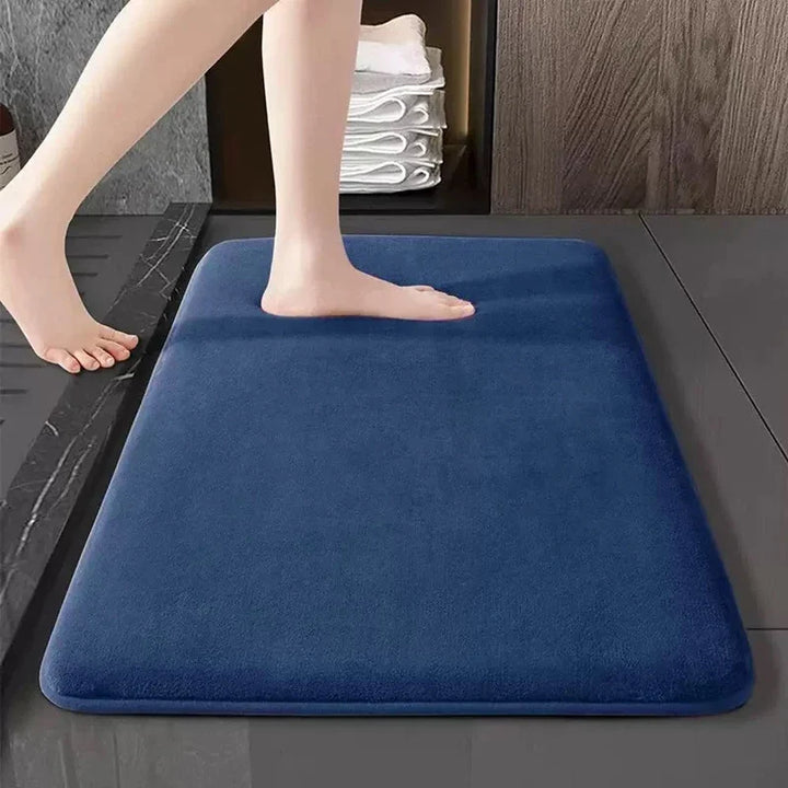 BowLift | Absorbent Non-Slip Bath Mat made of Coral Velvet for the Bathroom