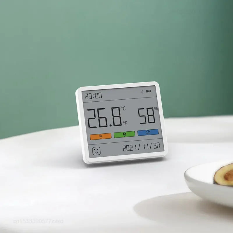 All-in-One Indoor Humidity Meter Clock Digital Thermometer | Bowlift
