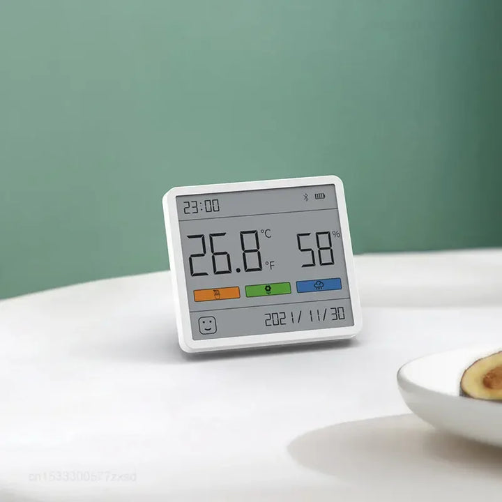 All-in-One Indoor Humidity Meter Clock Digital Thermometer | Bowlift