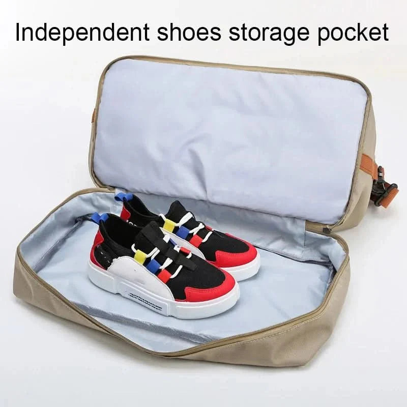 BowLift | Portable fitness bag with shoe compartment and wet dry separator bag for active travelling