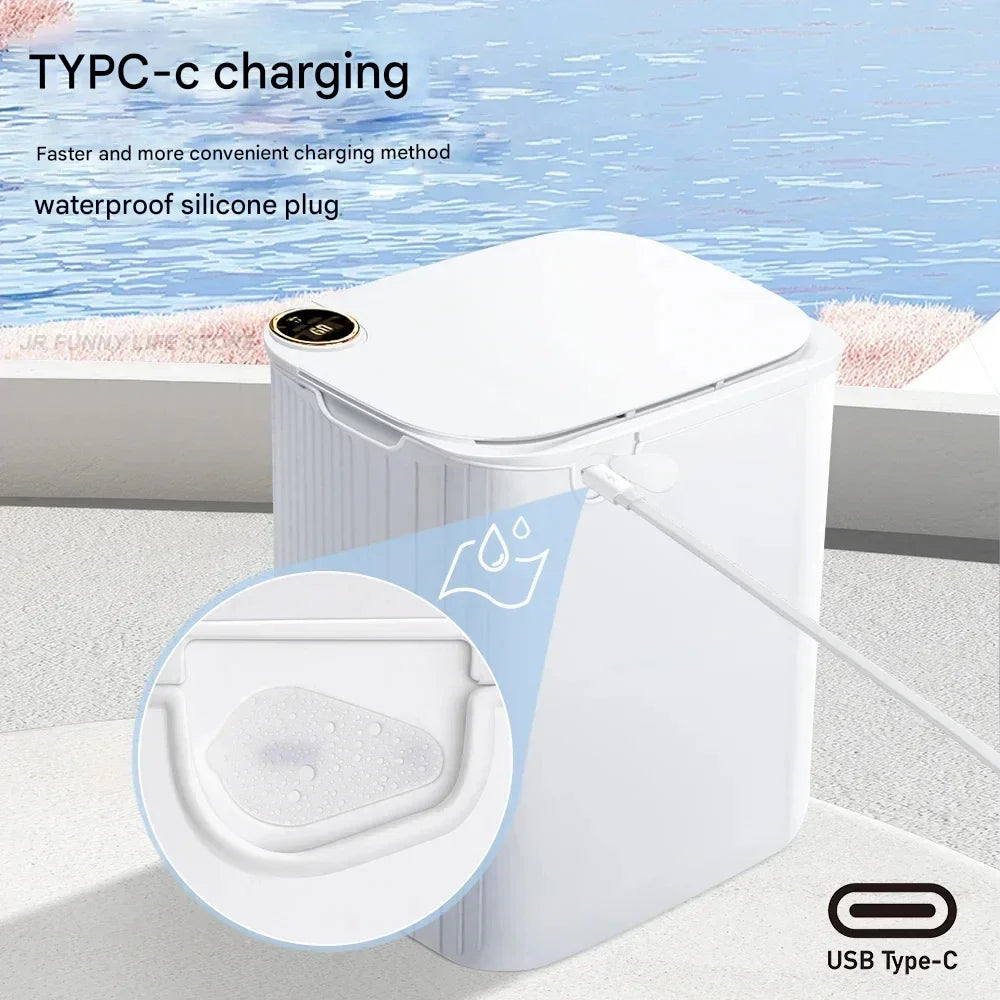 BowLift | Smart Sensor Trash Can with Digital Display & Type-C Charging – CleanBin