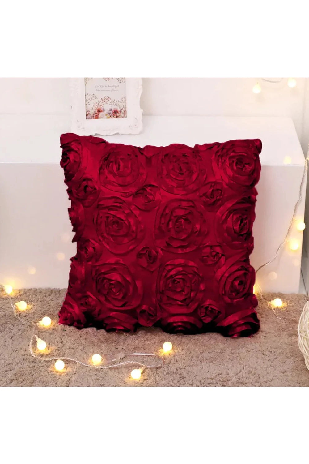 3D Rose cushion cover | Bowlift