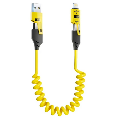 BowLift | Multi-Device 65W Fast Charging USB-C Cable for iPhone, Xiaomi, Samsung