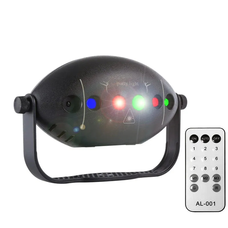 BowLift | RGB Disco Lights Stage DJ Party Laser Projector - Strobe Club Home Holiday Decoration Lamp for Party Mood