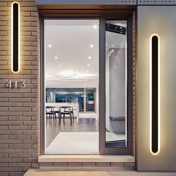 BowLift | Outdoor LED Wall Light Modern Black Design