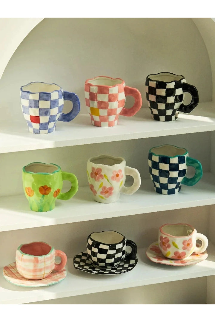 Flower ceramic mug | Bowlift