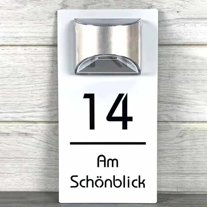 BowLift | Solar House Address Sign Light