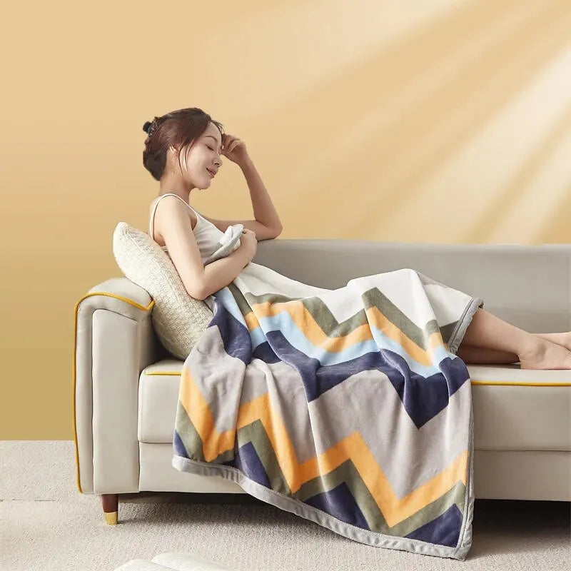Extra Soft Thickened Flannel Blanket – Cozy Nap & Air Conditioning Throw | Bowlift
