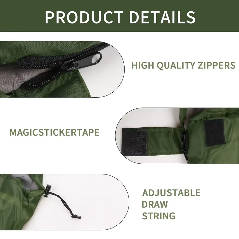 BowLift | Ultralight Waterproof 4 Season Camping Sleeping Bag for Backpacking and Hiking