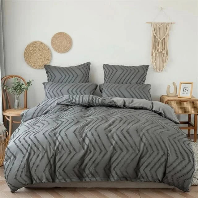 BowLift | Slusha - Luxurious Jacquard Duvet Cover Set