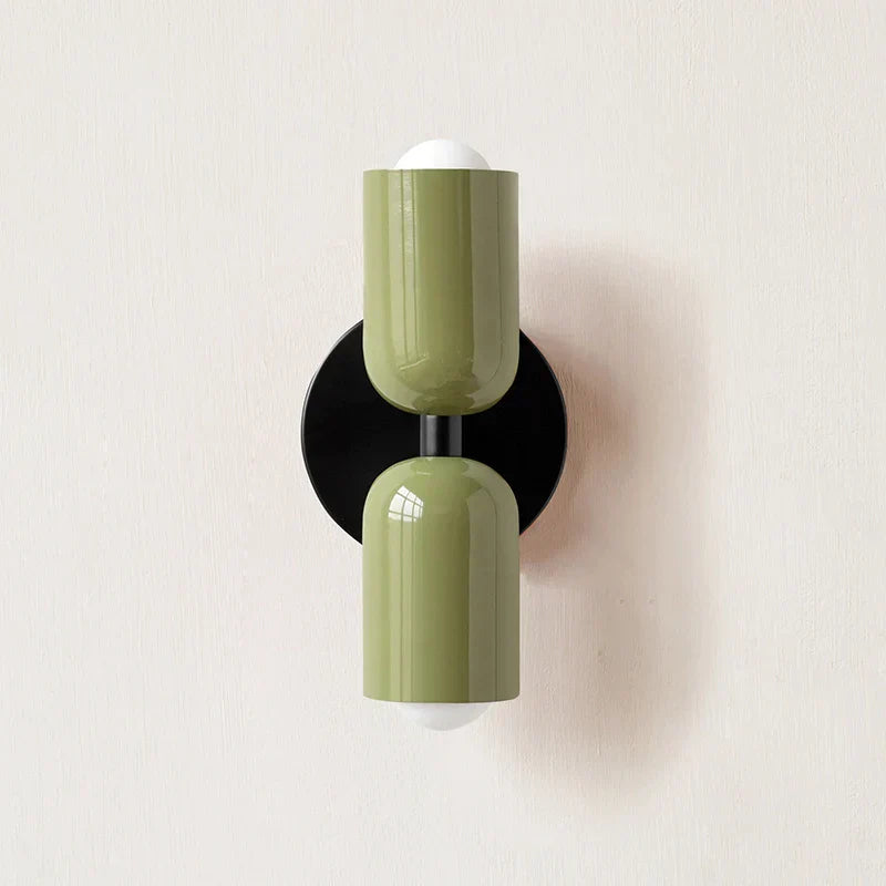 BowLift | Double Head Wall Lamp Black Base