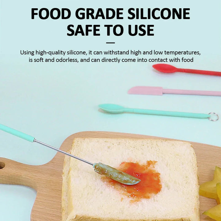BowLift | Retractable Silicone Scraper Spoon