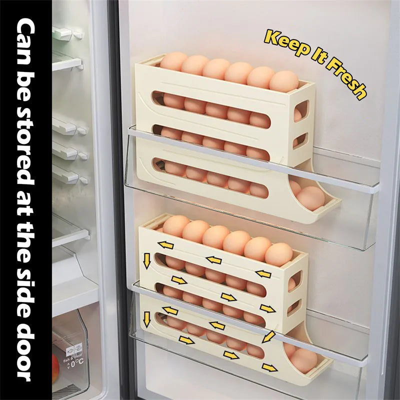 BowLift | Eggs Dispenser Fridge Organizer Rack