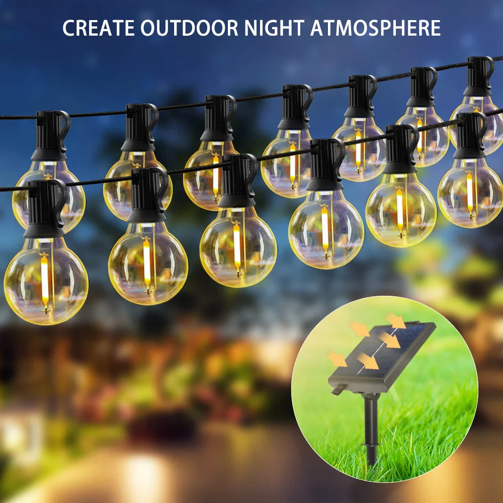 BowLift | Elegant Solar Bulb String Lights