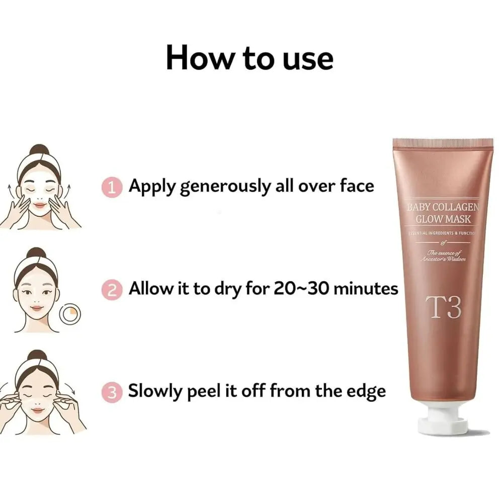 BowLift | Korean Glass Skin Collagen Glow Mask