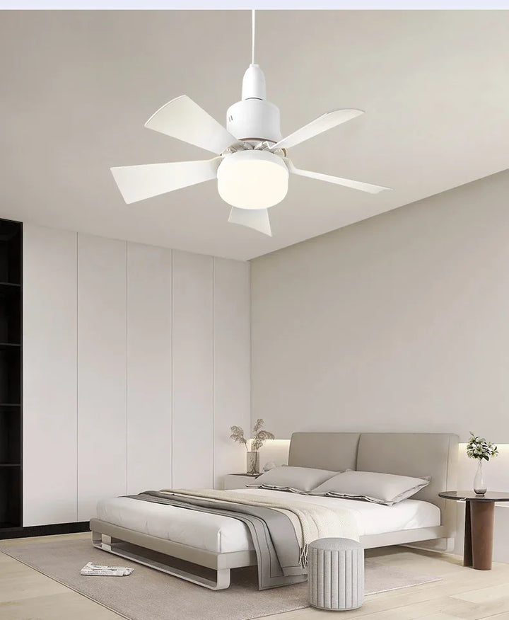30W E27 Ceiling Fan Light with Remote - LED Dimming Function, Intelligent Silent Fan for Bedroom & Living Room | Bowlift