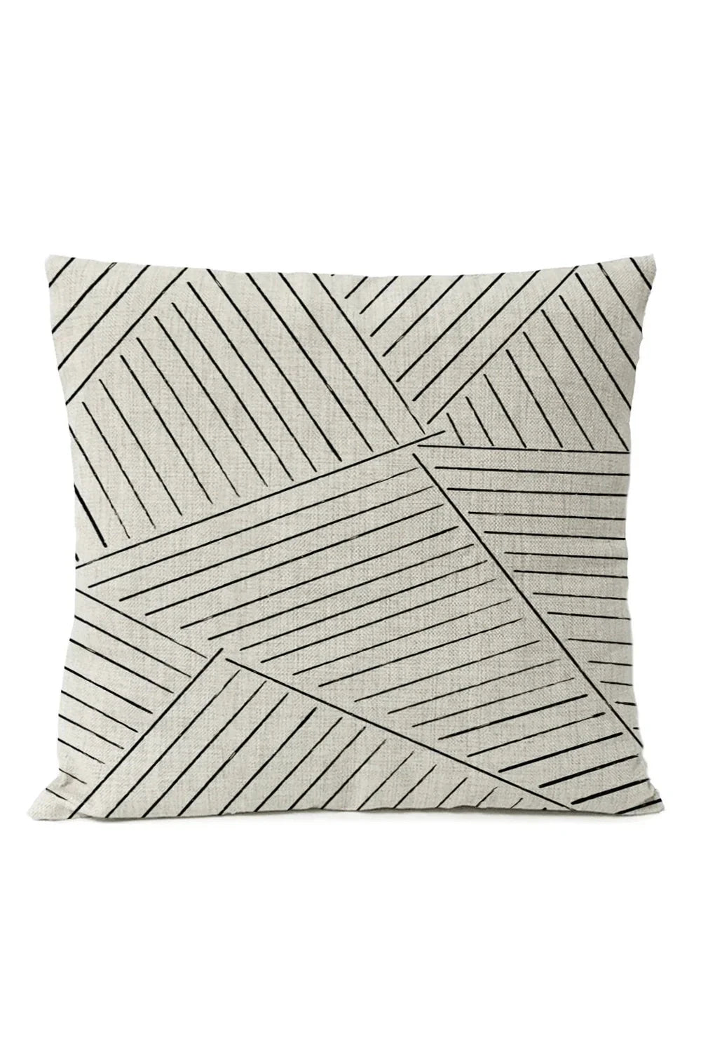 Black Geometric Pillowcase | Bowlift