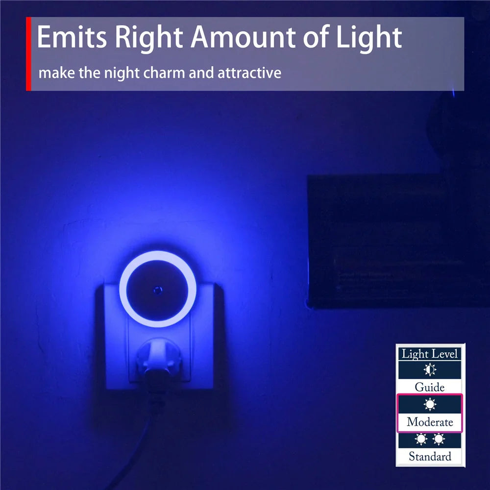 BowLift | NOXORA LED night light | Twilight sensor & automatic dimming | Plug-in light | Warm white