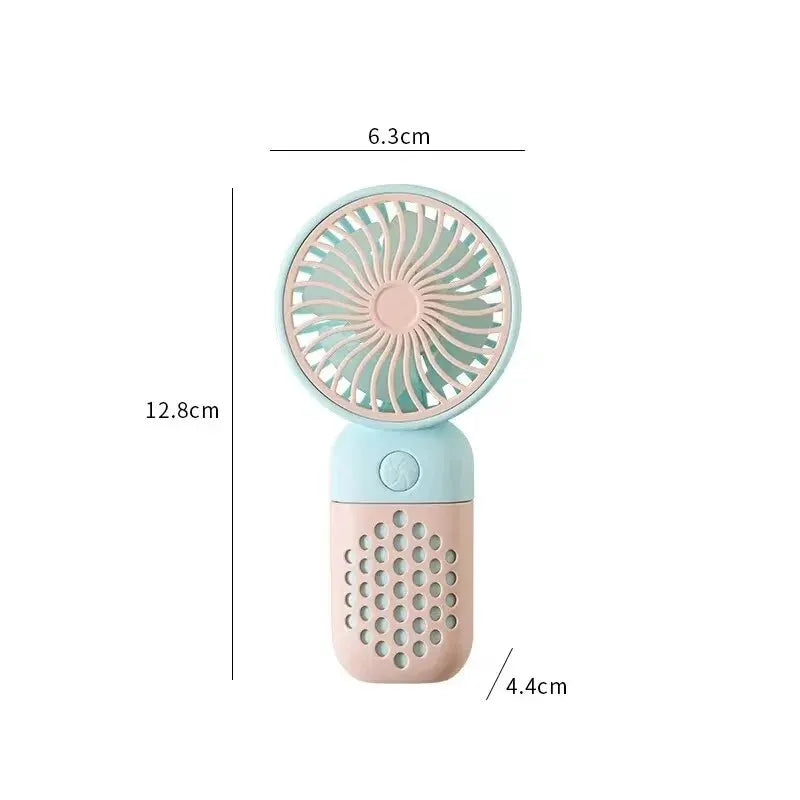 BowLift | BriseBär Mini Hand Fan | Portable & Rechargeable | Quiet & Fragrance Function | Pastel Colors