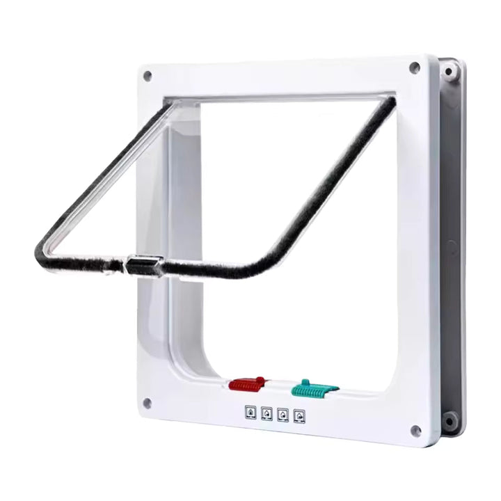 4 Way Pet Door for Cats and Dogs Bowlift