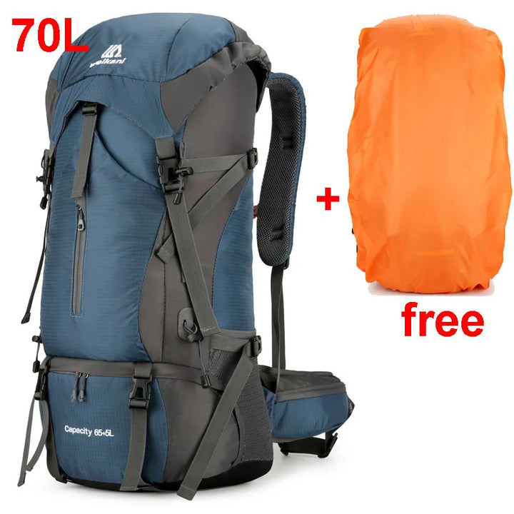 BowLift | Alpivento 70L trekking backpack | Waterproof camping backpack with rain cover | Large outdoor backpack for hiking, mountaineering & travel  Brand name: