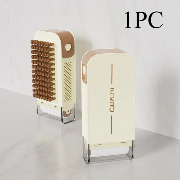 Dual-Action Cleaning Brush Roller Soap Holder | Bowlift